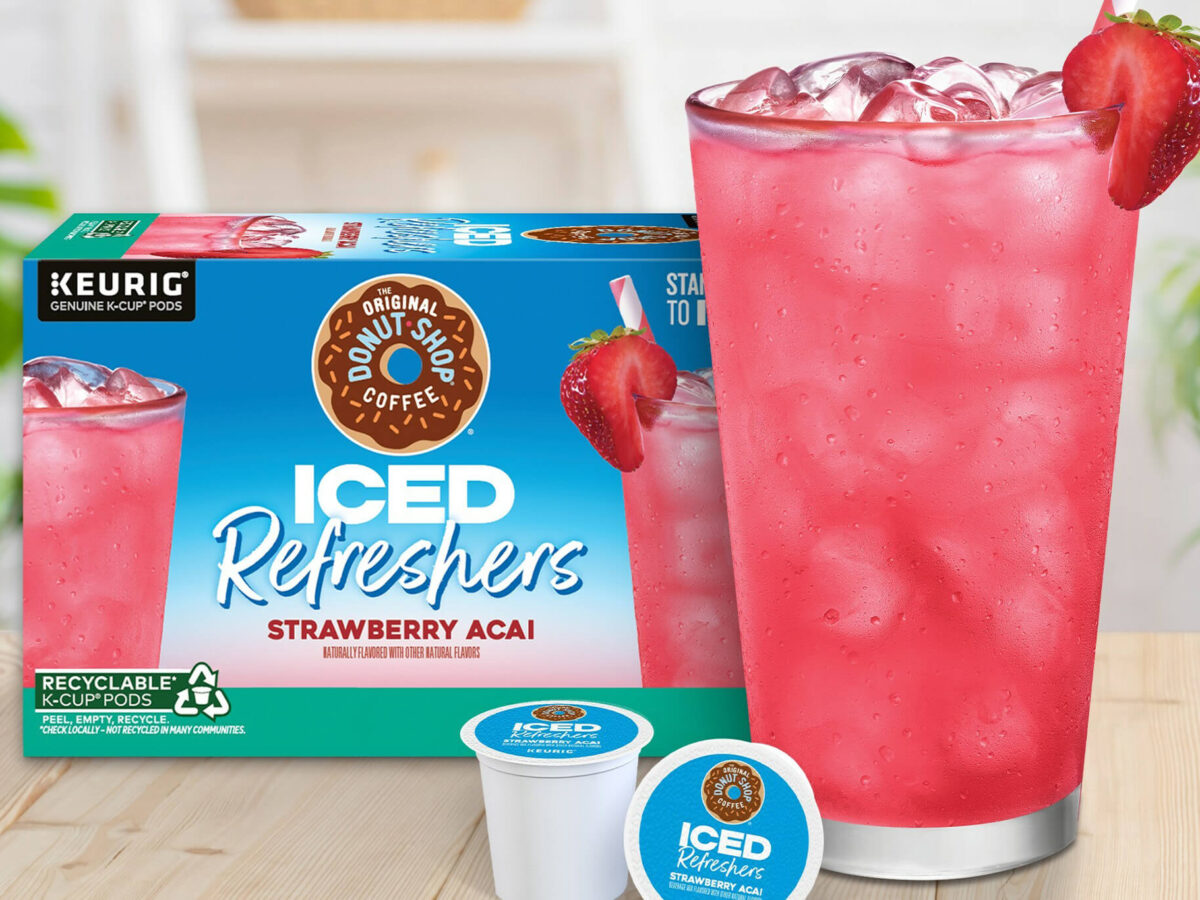 Donut Shop Coffee Introduces Iced Refreshers K-Cup Pods